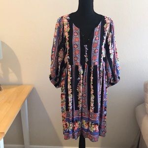 Umgee Floral Dress - Size L